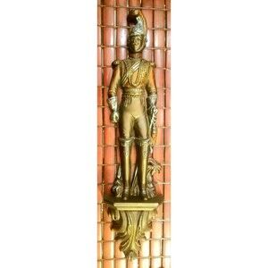 1965 Napoleonic Soldier Wall Decor Burwood Products Company 4325 Resin 25"x6"